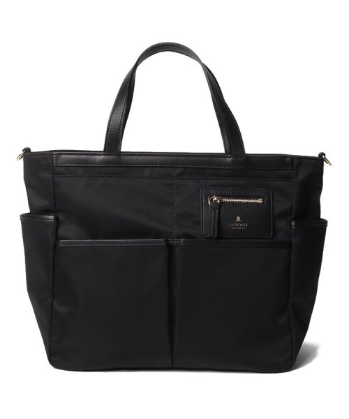 LANVIN COLLECTION(BAG)(ランバンコレクション（バッグ）)/ショルダー付き2WAY手提げバッグ【ポシェ】/クロ