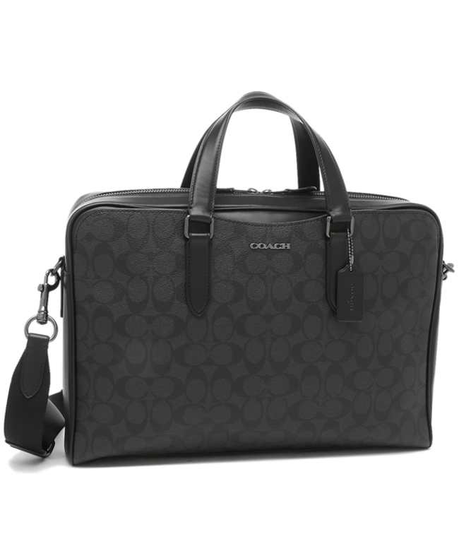 coach briefcase メンズ