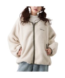 MAC HOUSE(women)(マックハウス（レディース）)/CONVERSE コンバース ボアブルゾン 2482－2888/アイボリー