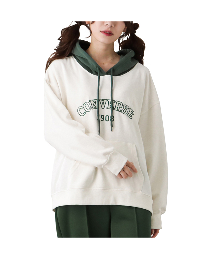CONVERSE  配色裏毛パーカー  WEB限定
