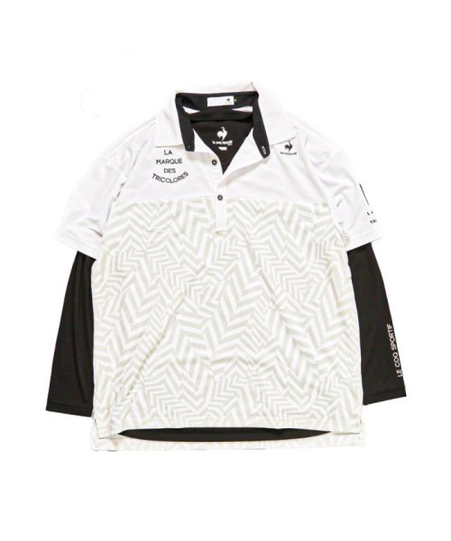 セール 大きいサイズ ルコックスポルティフ ゴルフ Le Coq Sportif Golf インナーセット半袖ポロシャツ グランバック Grand Back Magaseek