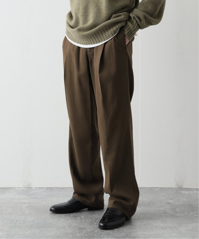 色移り有り ルメール LEMAIRE 4プリーツトラウザーズ タグ付き - 通販