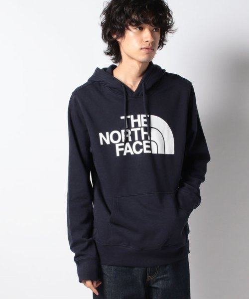 THE NORTH FACE(ザノースフェイス)/【THE NORTH FACE】ノースフェイス パーカー NF0A4M4B Half Dome Pullover Hoodie/ネイビー×ホワイト