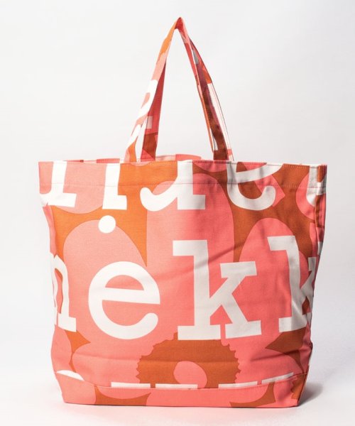 Marimekko(マリメッコ)/【marimekko】マリメッコ Ahkera Unikko Logo bag トートバッグ/ブラウン