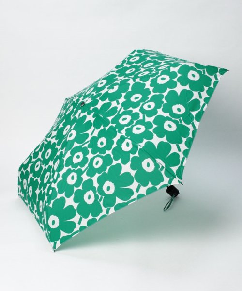 Marimekko(マリメッコ)/【marimekko】マリメッコ Mini Manual Mini Unikko umbrella 折りたたみ傘 91006/グリーン