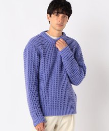 COMME CA ISM MENS/ワッフル編み クルーネックニット/504942468