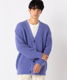 COMME CA ISM MENS/ワッフル編み Ｖネックカーディガン/504942470