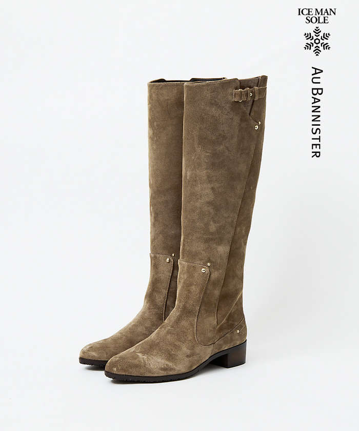 AuBANNISTER 【スノーソール】ロングブーツ ベージュ 35 AuBANNISTER 【スノーソール】ロングブーツ ベージュ 35
