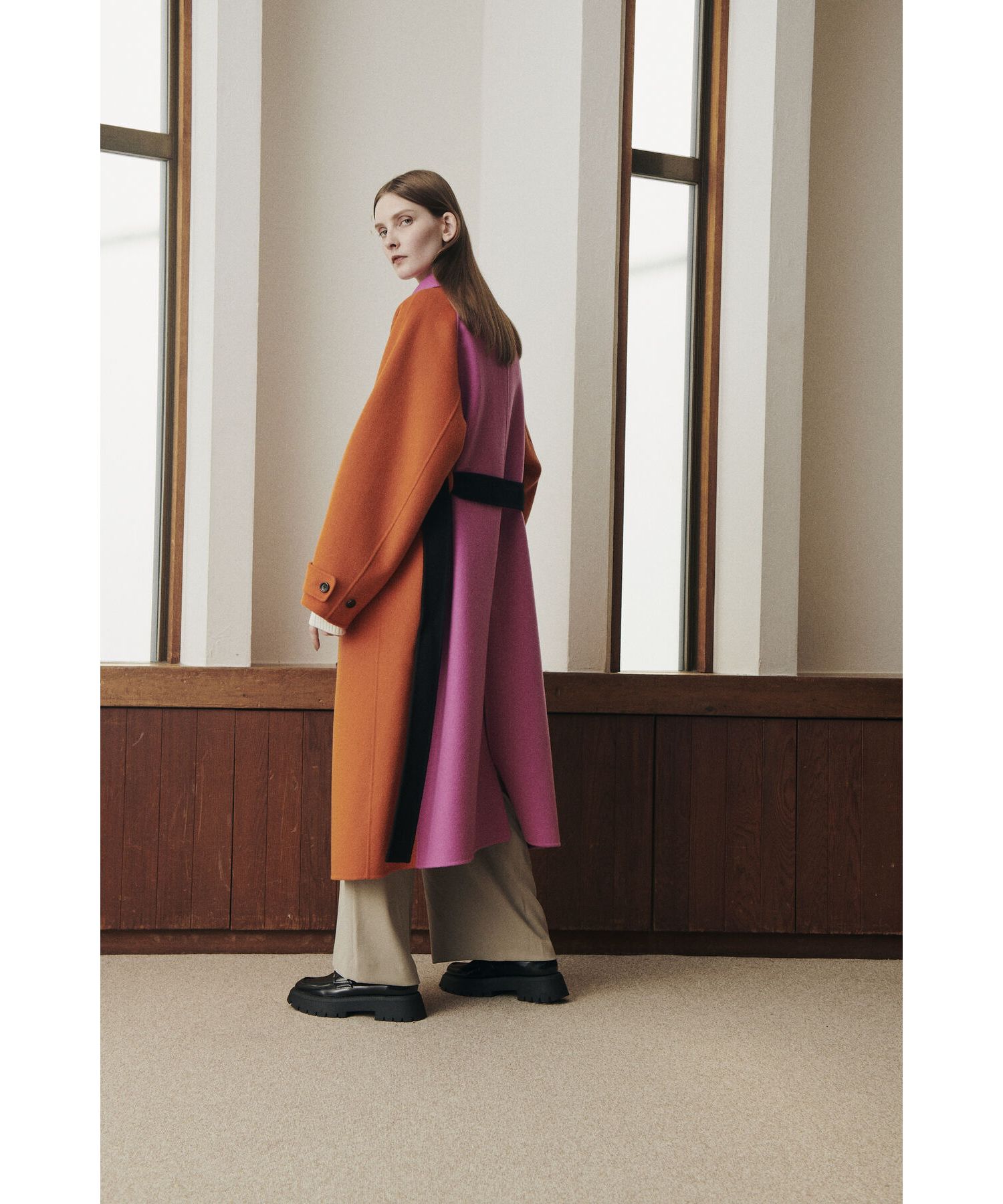 LE CIEL BLUE ルシェルブルー ケープ風コート