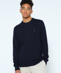 TOMMY HILFIGER(トミーヒルフィガー)/カシミヤブレンドクルーネックセーター/ネイビー 