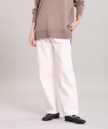 I.T.'S. international(イッツインターナショナル)/ベーシックストレートデニムパンツ《SUVIN DENIM》/アイボリー2