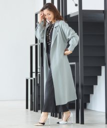 DRESS+(ドレス プラス)/レディース コート ガウンコート ロングコート 高見え 厚手/グレー系1