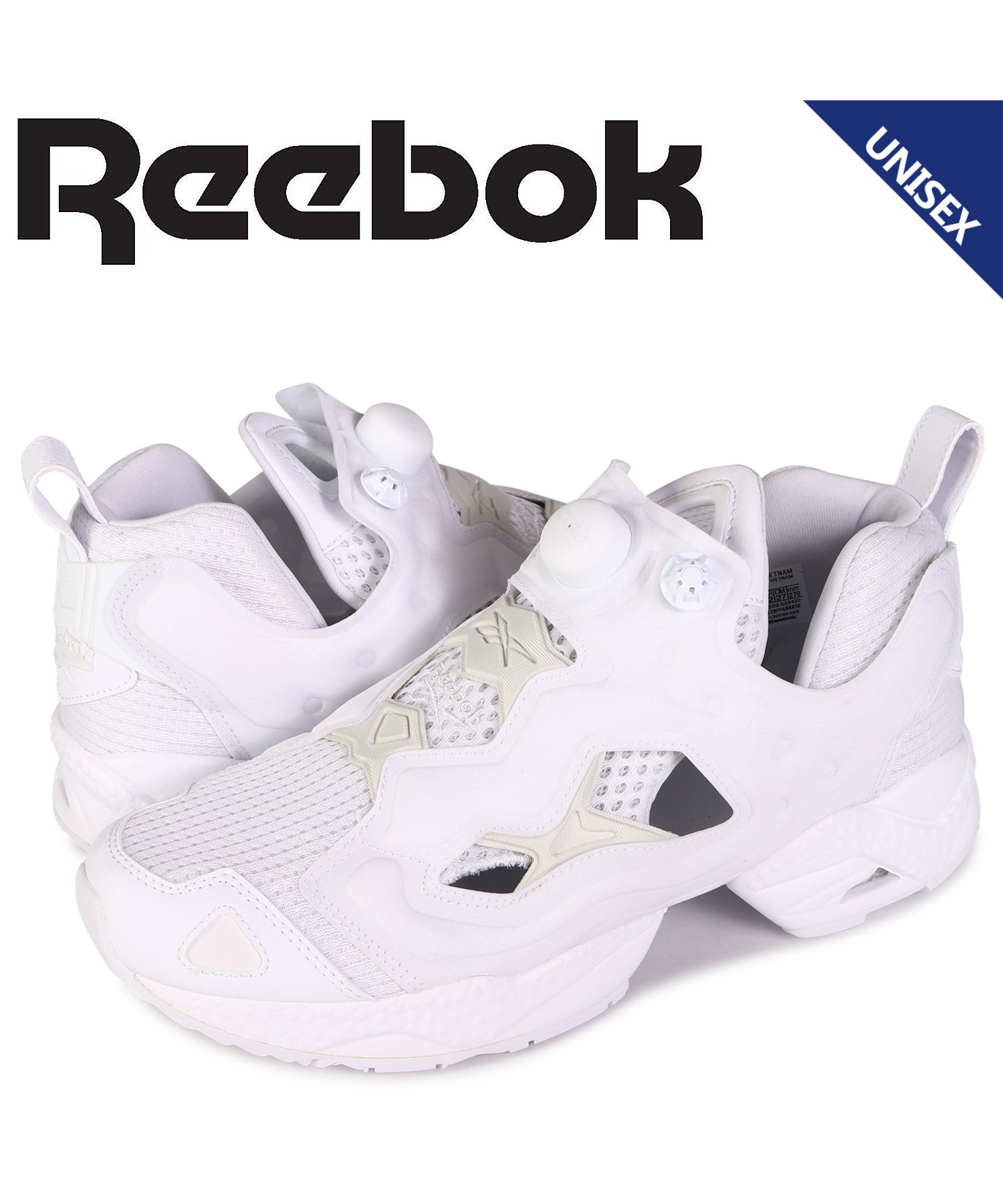 リーボック Reebok インスタ ポンプフューリー スニーカー メンズ レディース INSTAPUMP FURY 95 ホワイト 白 GX9432