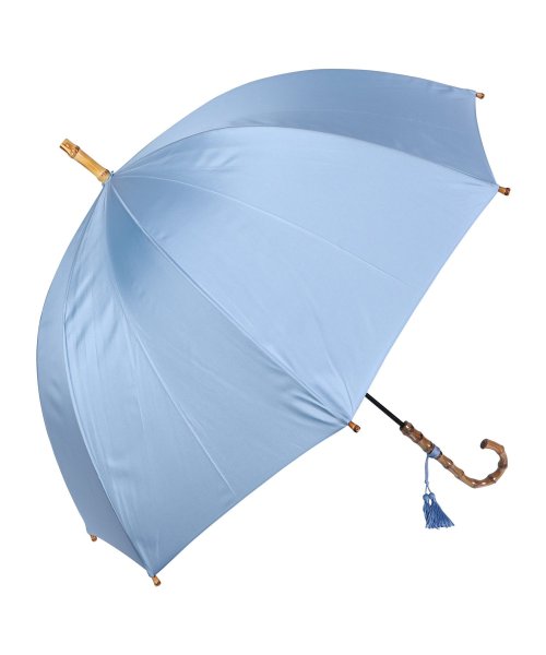 ワカオ Wakao 雨傘 長傘 レディース 軽量 防水 撥水加工 天然素材 日本製 タッセル付き Dome Type Banboo Long Umbrella オガワ Ogawa Magaseek
