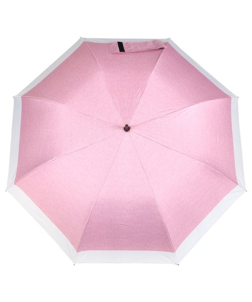 HYGGE(ヒュッゲ)/ HYGGE ヒュッゲ 日傘 折りたたみ 完全遮光 晴雨兼用 軽量 ショートワイド傘 レディース UVカット 大きい コンパクト 遮熱 27394/ピンク