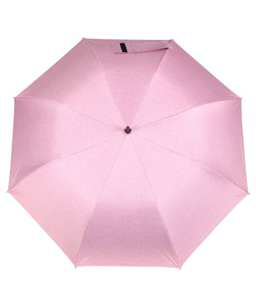HYGGE(ヒュッゲ)/ HYGGE ヒュッゲ 日傘 折りたたみ 完全遮光 晴雨兼用 軽量 ショートワイド傘 レディース UVカット 大きい コンパクト 遮熱 27395/ピンク