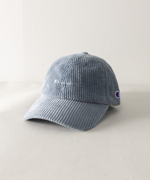 Champion ロゴ刺繍 ワイドコーデュロイキャップ ナイラス Nylaus Magaseek