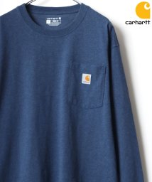 LAZAR(ラザル)/【Lazar】Carhartt/カーハート ビッグシルエット ポケットロングスリーブTシャツ/ブルー