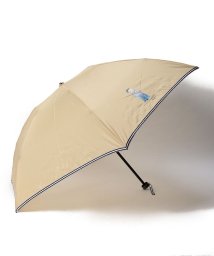 POLO RALPH LAUREN(umbrella)(ポロラルフローレン（傘）)/折りたたみ傘　無地×ポロベア/キャメル