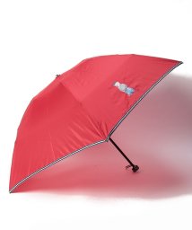 POLO RALPH LAUREN(umbrella)(ポロラルフローレン（傘）)/折りたたみ傘　無地×ポロベア/レッド