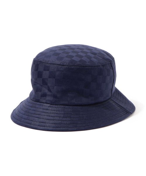 TOMORROWLAND GOODS(TOMORROWLAND GOODS)/LITE YEAR Tonal Check Bucket Hat バケットハット/69ネイビー