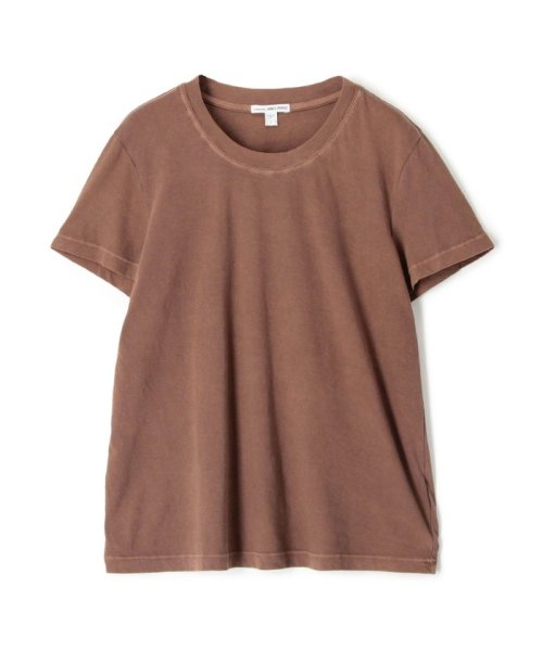 JAMES PERSE(JAMES PERSE)/ベーシック クルーネックTシャツ WLJ3114/48ダークブラウン系