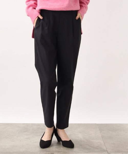 冬の定番で持っていたい 裏起毛ハイパーストレッチベーシックテーパードパンツ グローブ Grove Magaseek