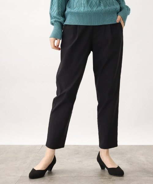 低身長さん向け 冬の定番で持っていたい 裏起毛ハイパーストレッチベーシックテーパードパンツ グローブ Grove Magaseek