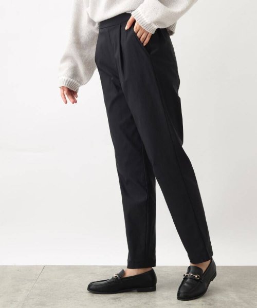 高身長さん向け 冬の定番で持っていたい 裏起毛ハイパーストレッチベーシックテーパードパンツ グローブ Grove Magaseek