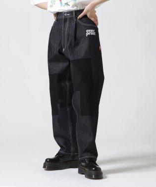 LHP/overprint/Patch Denim Pants/504922327