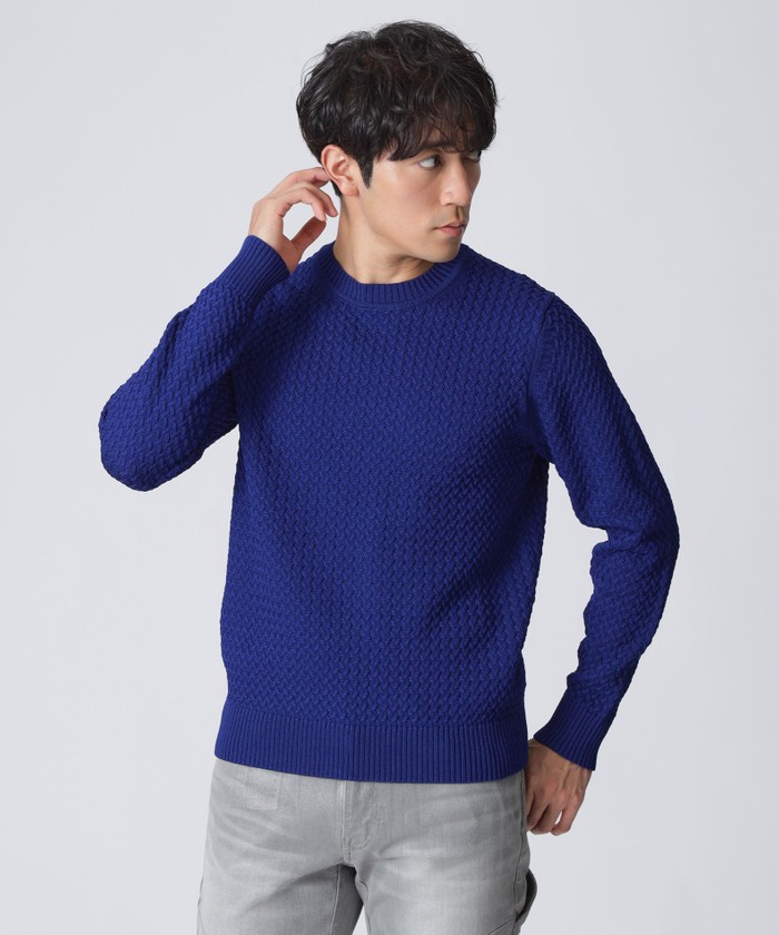 クランククルーネックニット(504937741)|HANKYU MEN'S / 阪急メンズ