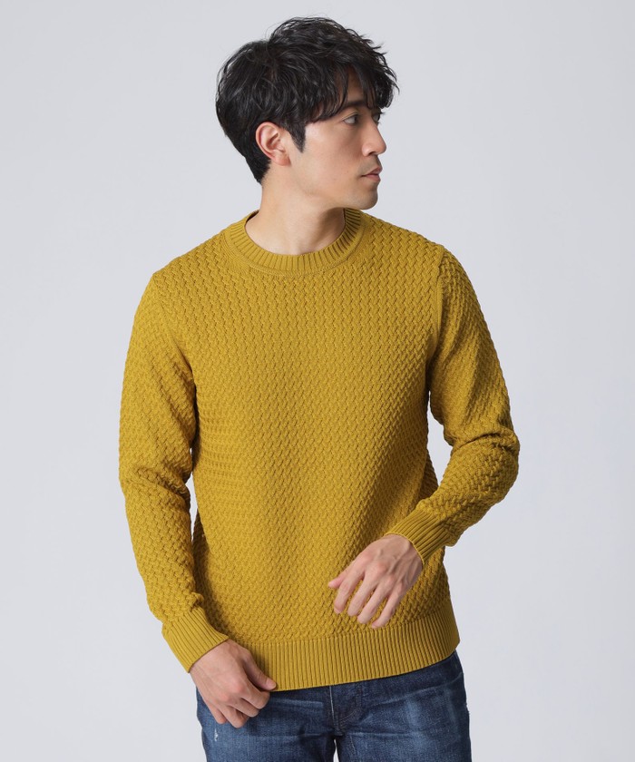クランククルーネックニット(504937741)|HANKYU MEN'S / 阪急メンズ