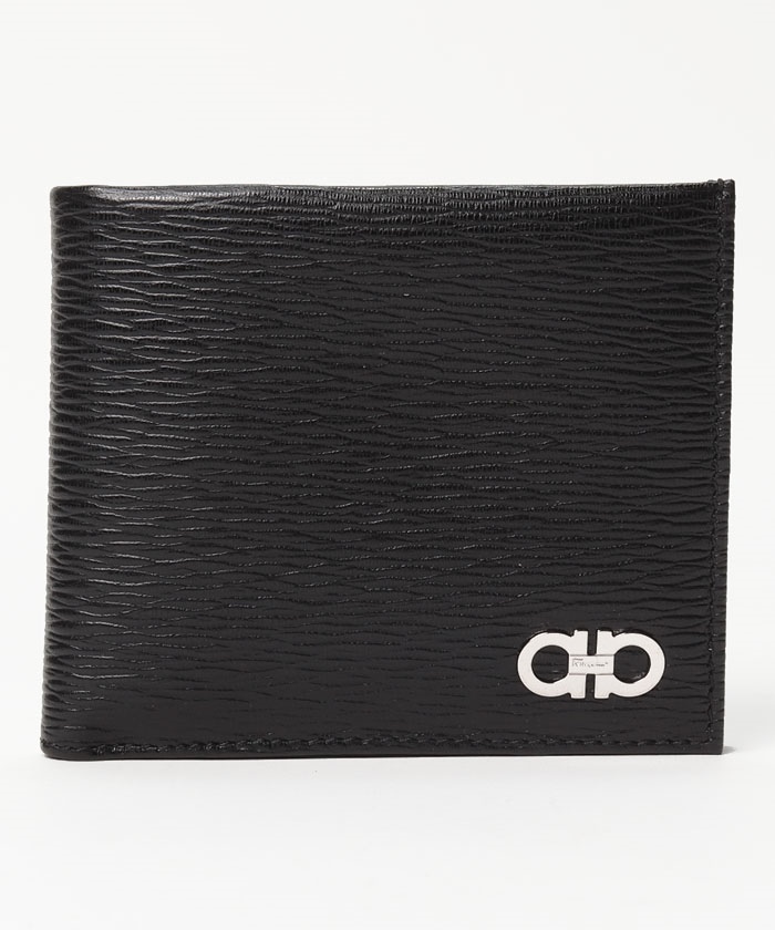 新品 フェラガモ 66 A065 685986 メンズ 二つ折り財布-