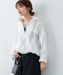 NICE CLAUP OUTLET(ナイスクラップ　アウトレット)/【natural couture】フードが取れるほんのりシアーマンパ/オフ