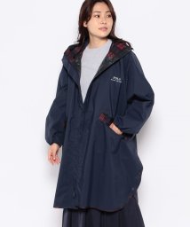 POLO RALPH LAUREN(umbrella)(ポロラルフローレン（傘）)/レインポンチョ　チェック/ネイビーブルー