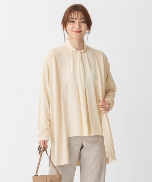 【洗える】CARIAGGI スーパーエクストラファインメリノ ニットカーディガン トップス FK1656213266(12656円)