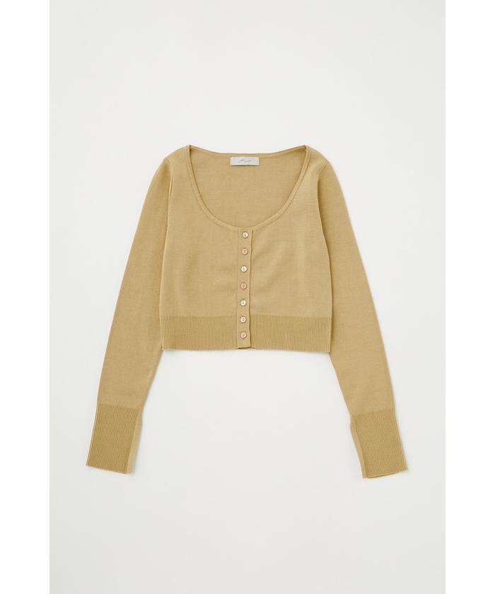 セール】SHORT KNIT BUTTON UP トップス(504969004) | マウジー(moussy