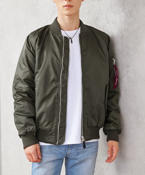 セール Ma 1 メンズ ミリタリージャケット 中綿ジャケット 無地 男女兼用 フライトジャケット ブルゾン トップイズム Topism Magaseek