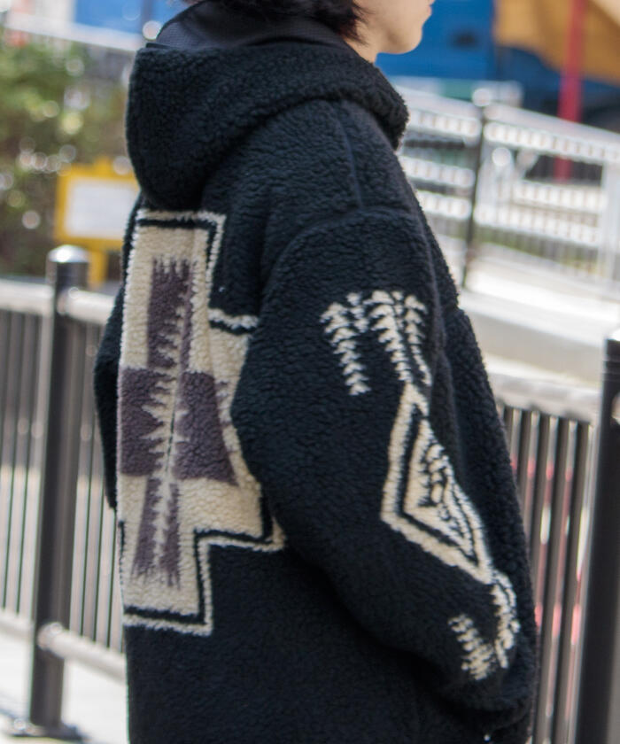 PENDLETON/ペンドルトン】BOA ZIP HOODIE ボアジップフーディー 