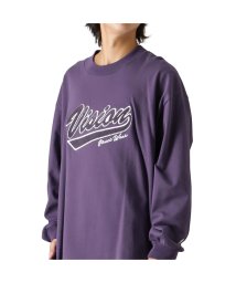 MAC HOUSE(men)(マックハウス（メンズ）)/VISION STREET WEAR ヴィジョンストリートウェア ヘビーウエイトサガラモックネックロングスリーブTシャツ 2705015/パープル