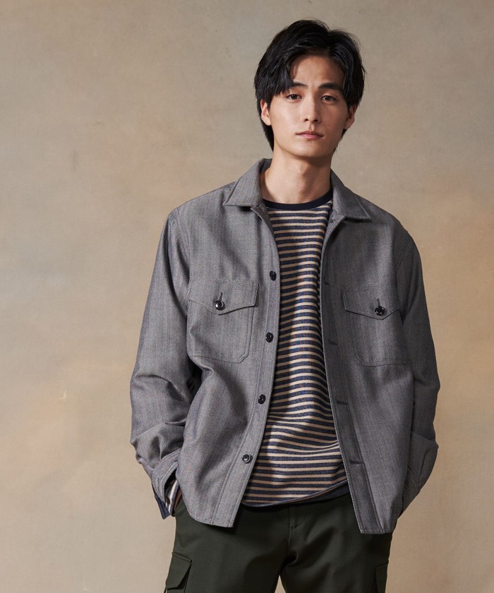 ヘリンボンCPOジャケット(504971297)|HANKYU MEN'S / 阪急メンズ