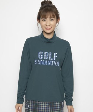 Samantha GOLF/レーヨンストレッチポンチハイネック/504971590