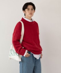 marjour(マージュール)/KUSUMI COLOR KNIT PULLOVER/レッド
