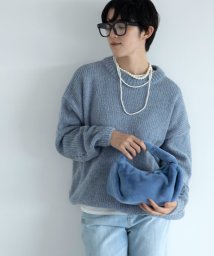 marjour(マージュール)/KUSUMI COLOR KNIT PULLOVER/ブルー