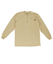 BACKYARD FAMILY(バックヤードファミリー)/Dickies ディッキーズ Long Sleeve Henley Shirt WL451/ライトベージュ