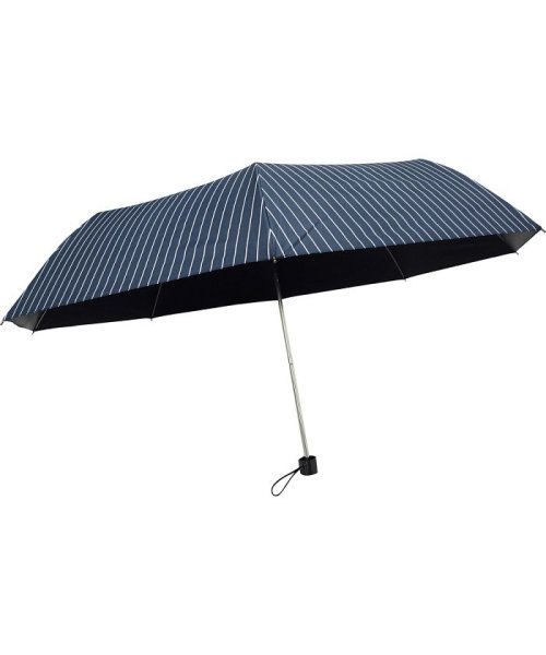BACKYARD FAMILY(バックヤードファミリー)/晴れ雨兼用 UV99.9 折りたたみ傘 65cm/ネイビー系1