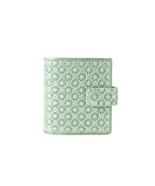HIROKO　HAYASHI (ヒロコ　ハヤシ)/GIRASOLE(ジラソーレ)薄型二つ折り財布/ライトグリーン（021）