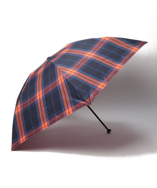 MACKINTOSH PHILOSOPHY(umbrella)(マッキントッシュフィロソフィー（傘）)/Barbrella 折りたたみ傘　チェック/オレンジ