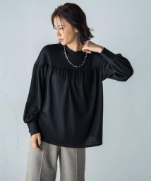 LAUTREAMONT/ウォッシャブルウールギャザーカットソー≪手洗い可能/WEB限定Lサイズ≫/504927402