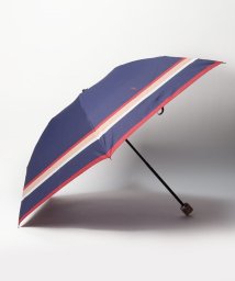 POLO RALPH LAUREN(umbrella)(ポロラルフローレン（傘）)/折りたたみ傘　マルチボーダー/ネイビーブルー